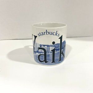 Starbucks Waikiki Hawaii 16 Oz City Mug Collector Series Ceramic Coffee Mug 2005